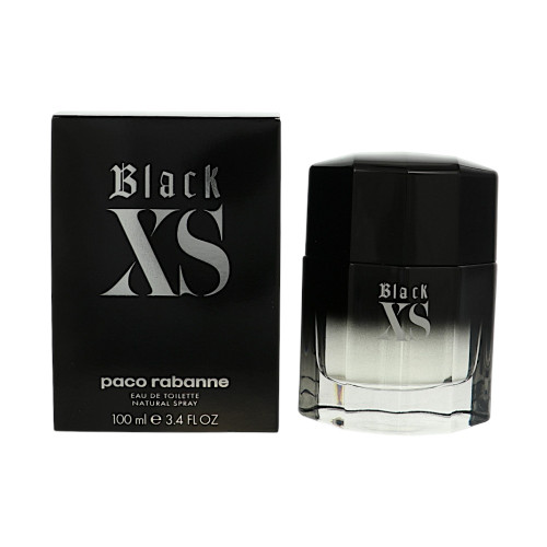 Black Xs By Paco Rabanne 3.4 Oz Eau De Toilette Spray For Men - Box (3349668576111)