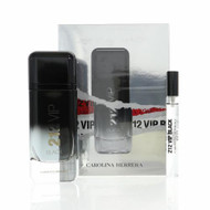 212 Vip Black By Carolina Herrera 2 Piece Gift Set - 3.4 Oz Eau De Parfum Spray For Men - Gift Set (8411061028520)