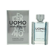 Uomo Casual Life By Salvatore Ferragamo 3.4 Oz Eau De Toilette Spray For Men - Box (8056860210792)