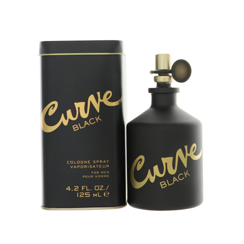 Curve Black By Liz Claiborne 4.2 Oz Eau De Cologne Spray For Men - Box (0719346180726)