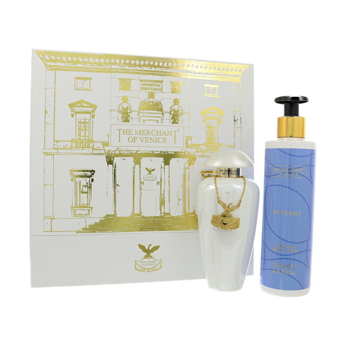 My Pearls By The Merchant Of Venice 2 Piece Gift Set - 3.4 Oz Eau De Parfum Spray ,8.4 Oz Body Lotion For Women - Gift Set (679602494229)