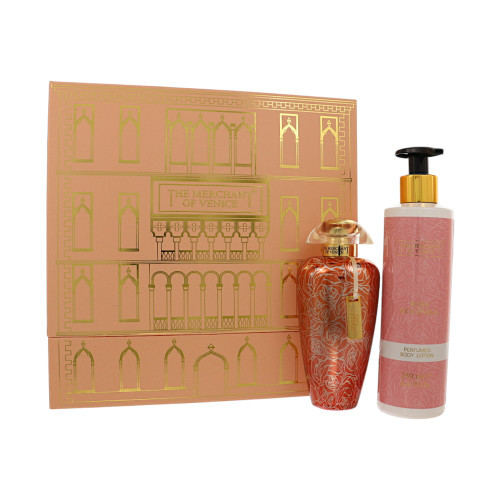 Rosa Moceniga By The Merchant Of Venice 2 Piece Gift Set - 3.4 Oz Eau De Parfum Spray ,8.4 Oz Body Lotion For Women - Gift Set (679602494236)