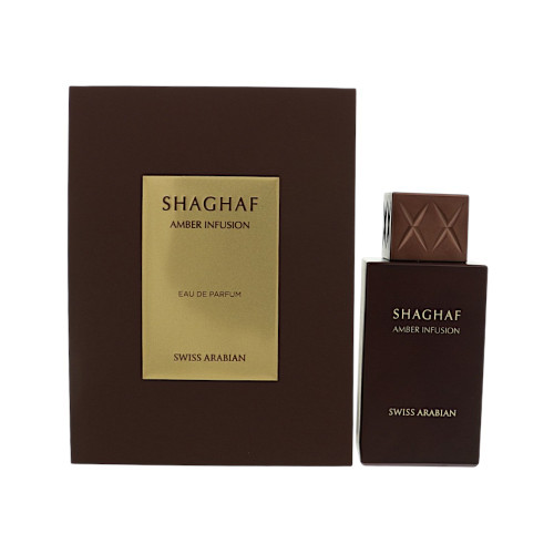 Shaghaf Amber Infusion By Swiss Arabian 2.5 Oz Eau De Parfum Spray For Men - Box (6295124050329)