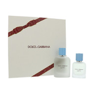 D&G Light Blue By Dolce & Gabbana 2 Pc Gift Set - 3.3Oz Edt Spray, 1.7Oz Edt Spray Oz For Men - Gift Set (8056669922278)