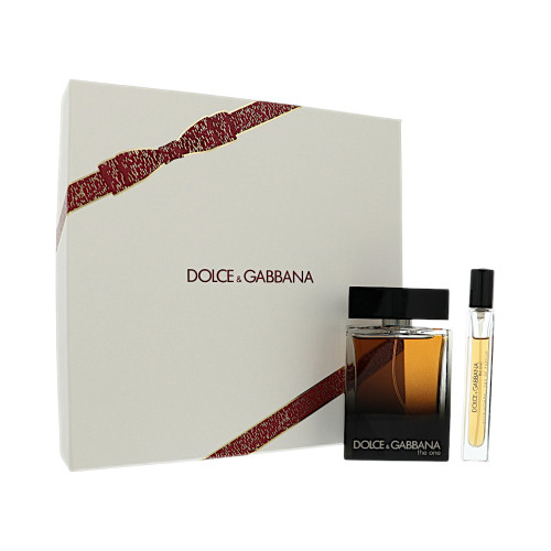 D & G The One By Dolce & Gabbana 2 Pc Gift Set - 3.3Oz Edp Spray, 0.33Oz Edp Spray Oz For Men - Gift Set (8056669922360)