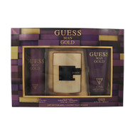 Guess Man Gold By Guess 2 Piece Gift Set - 3.4 Oz Eau De Parfum Spray ,0.50 Oz Eau De Parfum For Men - Gift Set (085715327994)