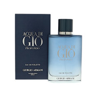 Acqua Di Gio Profondo By Giorgio Armani 3.3 Oz Eau De Toilette Spray For Men - Box (3614274361322)