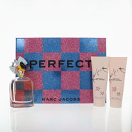 Perfect By Marc Jacobs 3 Piece Set For Women: 3.3 Oz Eau De Parfum Spray, 2.5 Oz Shower Gel, 2.5 Oz Body Lotion For Women - Gift Set (3616305449788)