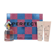 Perfect By Marc Jacobs 3 Piece Set For Women: 3.3 Oz Eau De Parfum Spray, 2.5 Oz Shower Gel, 2.5 Oz Body Lotion For Women - Gift Set (3616305449788)