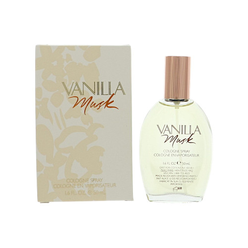 Vanilla Musk By Coty 1.6 Oz Eau De Cologne Spray For Women - Box (0031655164052)