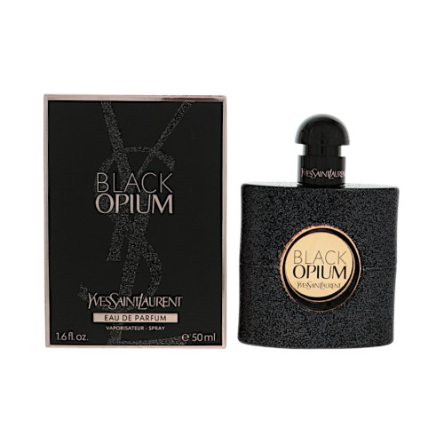 Black Opium By Yves Saint Laurent 1.6 Oz Eau De Parfum Spray For Women - Box (3365440787919)