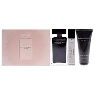 Narciso Rodriguez By Narciso Rodriguez 3 Piece Gift Set - 3.3 Oz Eau De Toilette Spray ,0.33 Oz Eau De Toilette Spray ,1.6 Oz Body Lotion For Women - Gift Set (3423222133672)