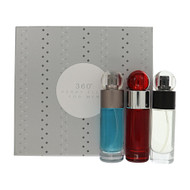 Perry Ellis 360 By Perry Ellis 3 Piece Set For Men: 1 Oz 360 Perry Ellis Eau De Toilette Spray, 1 Oz Red Perry Ellis Eau De Toilette Spray, 1 Oz Perry Ellis Reserve Eau De Toilette Spray For Men - Gift Set (844061010901)