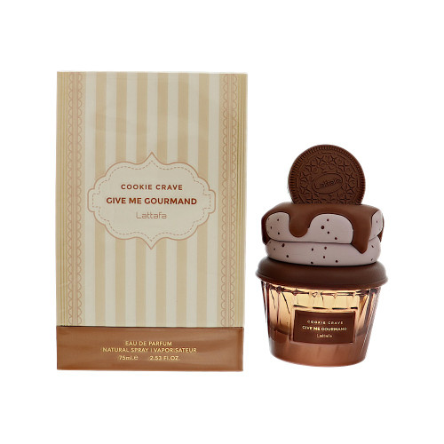Give Me Gourmand Cookie Crave By Lattafa 2.53 Oz Eau De Parfum Spray For Men - Box (6290362349662)