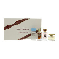 Dolce & Gabbana Variety Mini Set By Dolce & Gabbana 4 Pc Gift Set - Light Blue 0.17Oz Edt Splash, 0.17Oz Devotion Edp Splash, 0.17Oz Q Edp Splash, 0.17Oz The One Edp Splash Oz For Women - Gift Set (8056669922544)