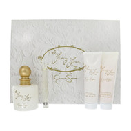 Fancy Love By Jessica Simpson 4 Piece Gift Set For Women - 3.4 Oz Eau De Parfum Spray, 0.34 Oz Eau De Parfum Spray, 3 Oz Body Lotion, 3 Oz Bath & Shower Gel For Women - Gift Set (608940577110)