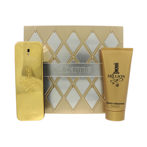 Paco Rabanne 1 Million By Paco Rabanne 2 Piece Set For Men: 3.4 Oz Eau De Toilette Spray, 3.4 Oz Shower Gel For Men - Gift Set (3349668642502)