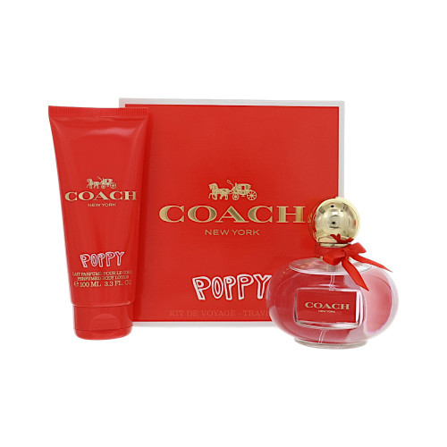 Poppy By Coach 2 Piece Gift Set For Women - 3.3 Oz Eau De Parfum Spray, 3.3 Oz Perfumed Body Lotion For Women - Gift Set (3386460123334)