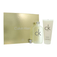 Ck One By Calvin Klein 2 Piece Set For Unisex: 6.7 Oz Eau De Toilette Spray, 6.7 Oz Skin Moisturizer For Unisex - Gift Set (3616306130005)