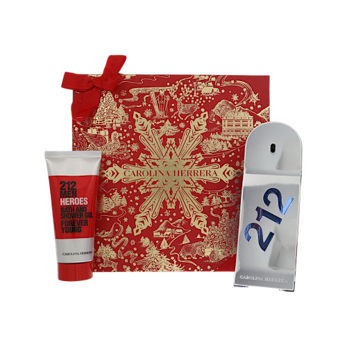 212 Men Heroes By Carolina Herrera 3 Oz Eau De Toilette Spray For Men - Gift Set (8411061101834)