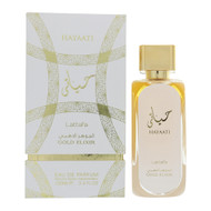 Hayaati Gold Elixir By Lattafa 3.4 Oz Eau De Parfum Spray For Men - Box (6291107457895)