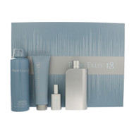 Perry Ellis 18 By Perry Ellis 4 Piece Set For Men: 3.4 Oz Eau De Toilette Spray, 0.25 Oz Eau De Toilette Spray, 6 Oz Deodorizing Body Spray, 3 Oz Hair & Body Wash For Men - Gift Set (844061015548)