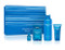 Perry Ellis Aqua By Perry Ellis 4 Piece Set For Men: 3.4 Oz Eau De Toilette Spray, 0.25 Oz Eau De Toilette Spray, 6 Oz Deodorizing Body Spray, 1.7 Oz Shower Gel For Men - Gift Set (844061017931)