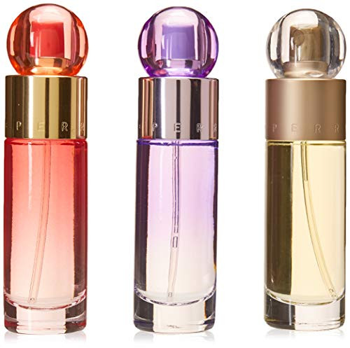 Perry Ellis 360 By Perry Ellis 3 Piece Set For Women: 1 Oz 360 Perry Ellis Eau De Toilette Spray, 1 Oz 360 Coral Eau De Parfum Spray, 1 Oz 360 Purple Eau De Parfum Spray For Women - Gift Set (844061010918)