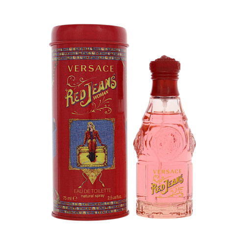 Red Jeans By Versace 2.5 Oz Eau De Toilette Spray For Women - Box (8018365270756)