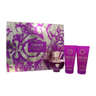 Dylan Purple By Versace 3 Pc Gift Set-1.7Oz Edp Spray, 1.7Oz Body Lotion, 1.7Oz Bath & Shower Gel Oz For Women - Gift Set (8011003902910)