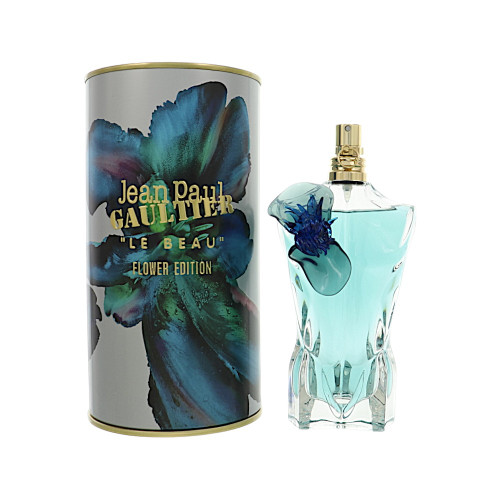 Le Beau Flower Edition By Jean Paul Gaultier 4.2 Oz Eau De Parfum Spray For Men - Box (8435415102537)