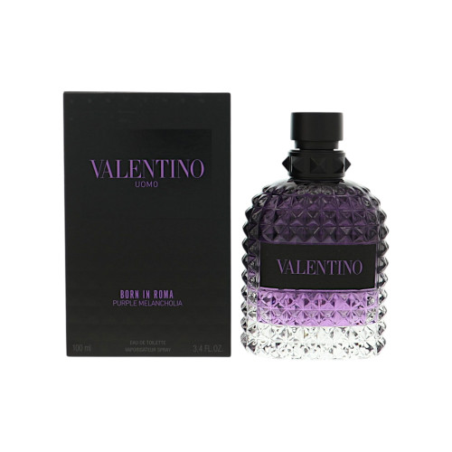 Born In Roma Purple Melancholia By Valentino 3.4 Oz Eau De Toilette Spray For Men - Box (3614274626872)