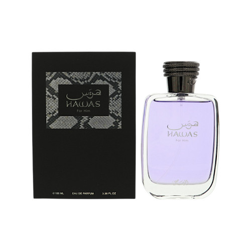 Hawas By Rasasi 3.38 Oz Eau De Parfum Spray For Men - Box (614514331026)