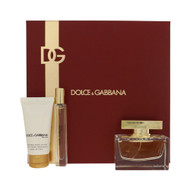 The One By Dolce & Gabbana 3 Piece Set For Women: 2.5 Oz Eau De Parfum Spray, 0.33 Oz Eau De Parfum Spray, 1.7 Oz Body Lotion For Women - Gift Set (8054754400748)