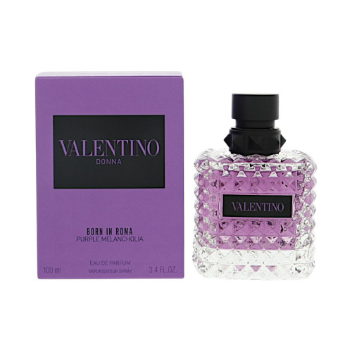 Born In Roma Purple Melancholia By Valentino 3.4 Oz Eau De Parfum Spray For Women - Box (3614274626858)