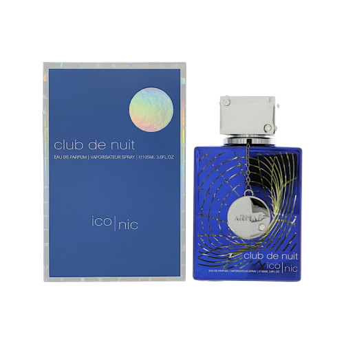 Club De Nuit Blue Iconic By Armaf 3.6 Oz Eau De Parfum Spray For Men - Box (6294015164152)