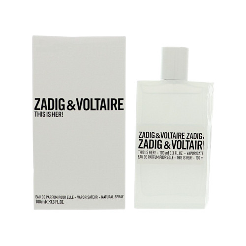 This Is Her! By Zadig & Voltaire 3.3 Oz Eau De Parfum Spray For Women - Box (3423474891856)