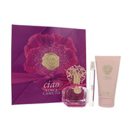 Ciao By Vince Camuto 3 Piece Set For Women: 3.4 Oz Eau De Parfum Spray, 0.34 Oz Eau De Parfum Spray, 5 Oz Body Cream For Women - Gift Set (608940584514)