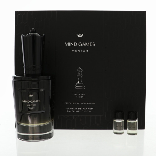 Mentor By Mind Games 3.4 Oz Extrait De Parfum Spray For Men - Box (850054846433)