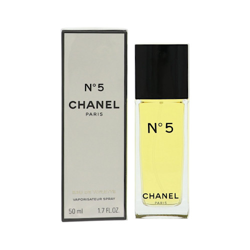 Chanel No. 5 By Chanel 1.7 Oz Eau De Toilette Spray For Women - Box (3145891054552)