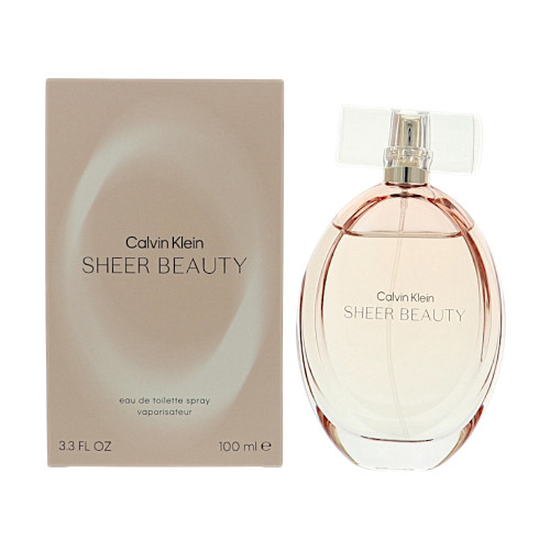Sheer Beauty By Calvin Klein 3.3 Oz Eau De Toilette Spray For Women - Box (3607342306134)