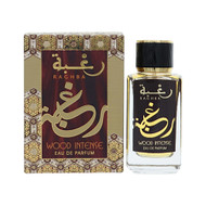 Raghba Wood Intense By Lattafa 3.4 Oz Eau De Parfum Spray For Men - Box (6291106064070)