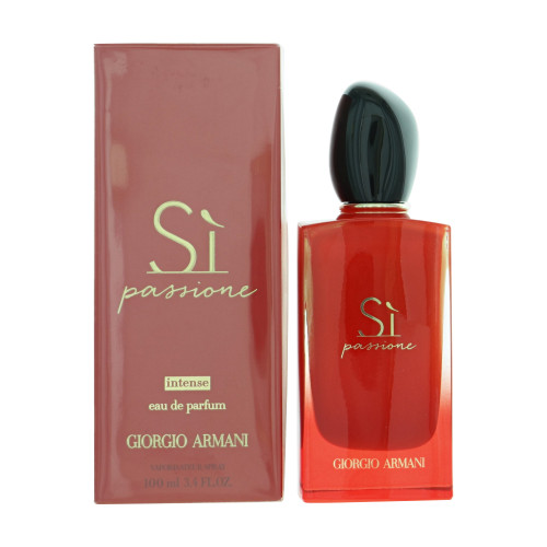Armani Si Passione Intense By Giorgio Armani 3.4 Oz Eau De Parfum Spray For Women - Box (3614274150926)