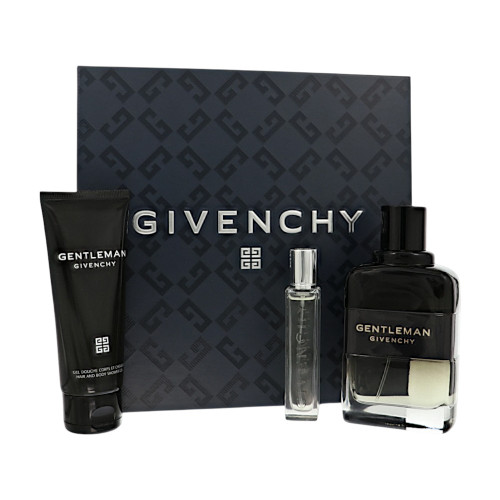 Gentleman By Givenchy Boisee 3 Piece Set For Men: 3.3 Oz Eau De Parfum Spray, 0.42 Oz Eau De Parfum Spray, 2.5 Oz Hair & Body Shower Gel For Men - Gift Set (3274872506473)