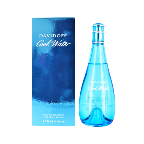 Cool Water By Davidoff 6.7 Oz Eau De Toilette Spray For Women - Box (3607347565321)