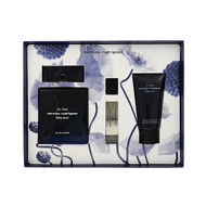 Narciso Rodriguez Bleu Noir By Narciso Rodriguez 3 Piece Set For Men: 3.3 Oz Eau De Parfum Spray, 0.33 Oz Eau De Parfum Spray, 1.6 Oz All-Over Shower Gel For Men - Gift Set (3423222145385)