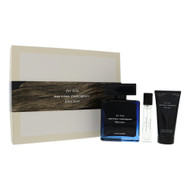 Narciso Rodriguez Bleu Noir By Narciso Rodriguez 3 Piece Set For Men: 3.3 Oz Eau De Parfum Spray, 0.33 Oz Eau De Parfum Spray, 1.6 Oz All-Over Shower Gel For Men - Gift Set (3423222145385)