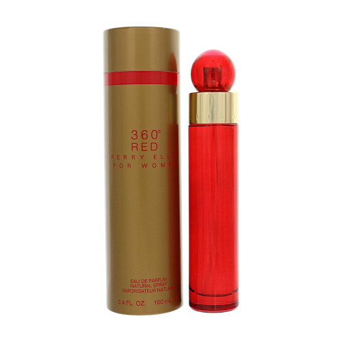 360° Red By Perry Ellis 3.4 Oz Eau De Parfum Spray For Women - Box (844061000575)