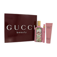 Gucci Flora Gorgeous Gardenia By Gucci 3 Piece Set For Women: 3.3 Oz Eau De Parfum Spray, 0.33 Oz Eau De Parfum Spray, 1.6 Oz Perfumed Body Lotion For Women - Gift Set (3616307112352)