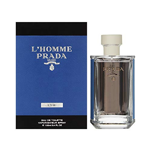 Prada L'homme L'eau By Prada 3.3 Oz Eau De Toilette Spray For Men - Box (8435137765362)